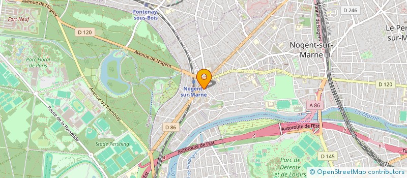 localisation de l'entreprise SCI DU PAVILLON à NOGENT-SUR-MARNE