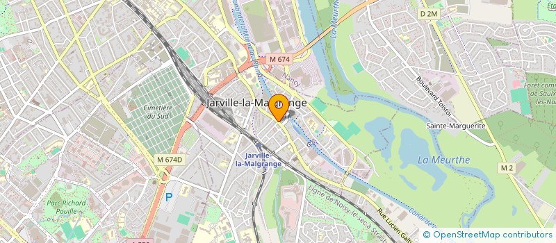 localisation de l'entreprise SCI DU PAVILLON  JARVILLE-LA-MALGRANGE