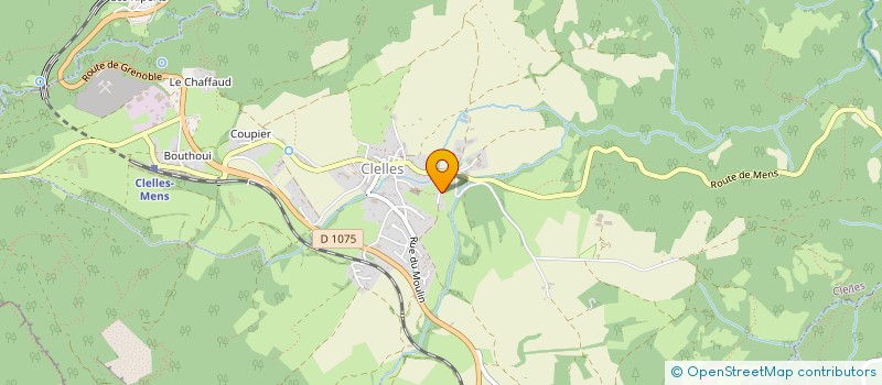 localisation de l'entreprise SCI DU PAVILLON  CLELLES