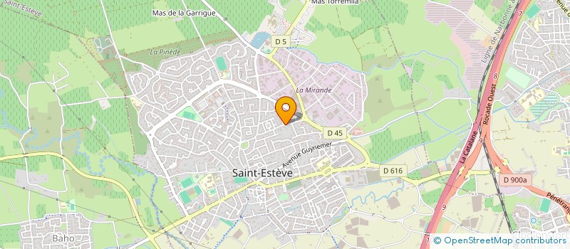 localisation de l'entreprise SCI DU PAVILLON DE FLORE  SAINT-ESTEVE