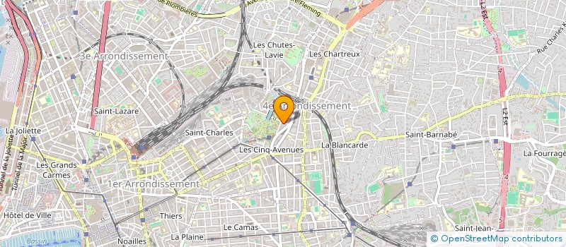 localisation de l'entreprise SCI DU PAVILLON DE LA GIRAFE à MARSEILLE