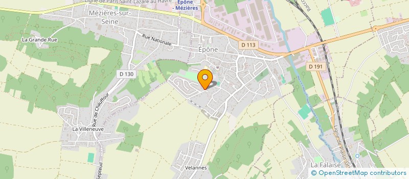 localisation de l'entreprise SCI DU PAVILLON DES AMIS  EPONE