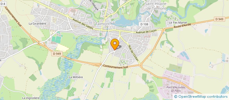 localisation de l'entreprise SCI DU PAYRE  TALMONT-SAINT-HILAIRE