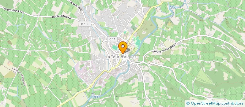 localisation de l'entreprise SCI DU PAYS D AIGUES  LA TOUR-D'AIGUES