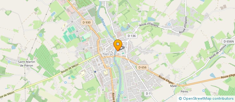 localisation de l'entreprise SCI DU PAYS D'ALBRET  NERAC