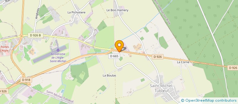 localisation de l'entreprise SCI DU PAYS DE L AIGLE à SAINT-MICHEL-TUBOEUF