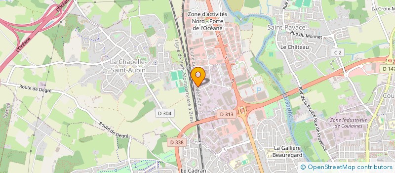 localisation de l'entreprise SCI DU PAYS DE MONTS  LE MANS