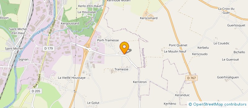 localisation de l'entreprise SCI DU PAYS DE MUZILLAC  SAINT-THURIAU