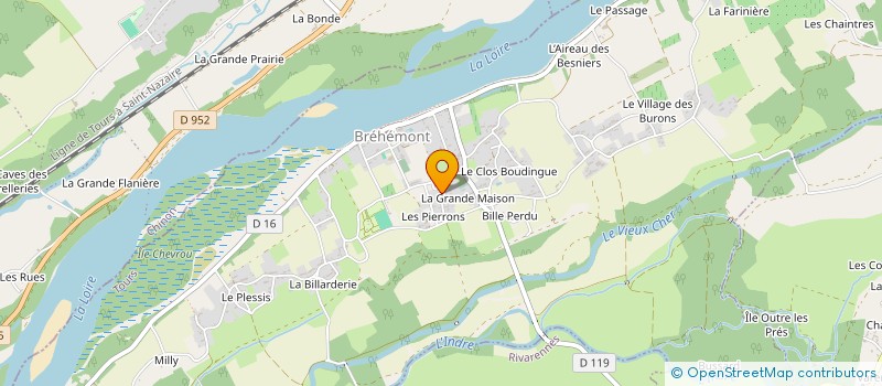 localisation de l'entreprise SCI DU PAYS DES CHANVRIERS  CHEILLE