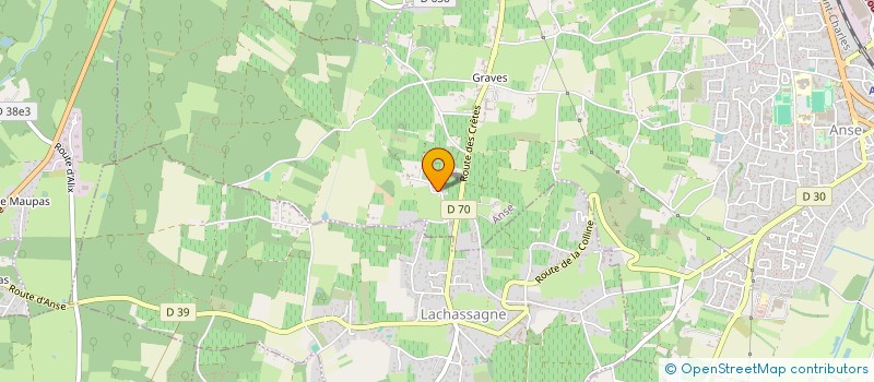 localisation de l'entreprise SCI DU PAYS DES PIERRES DOREES  ANSE