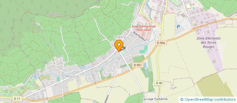 localisation de l'entreprise SCI DU PAYSAGE  PIERRY