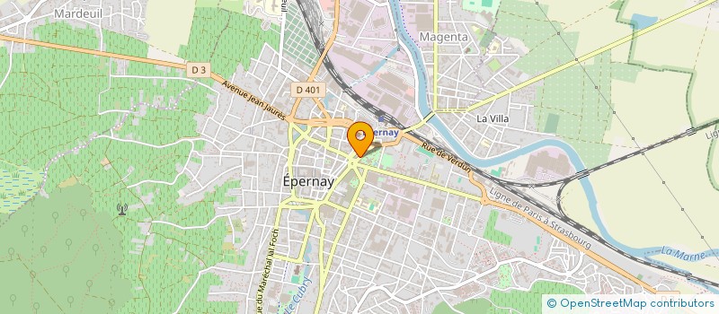 localisation de l'entreprise SCI DU PCHEU à EPERNAY