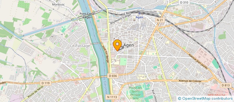 localisation de l'entreprise SCI DU PECH  AGEN