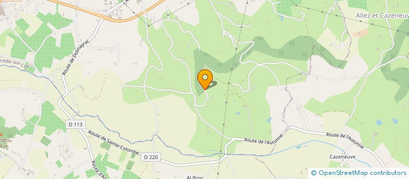 localisation de l'entreprise SCI DU PECH  SAINTE LIVRADE SUR LOT