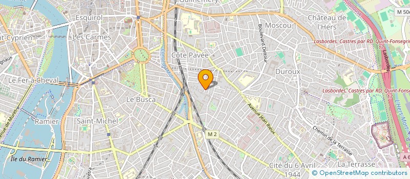 localisation de l'entreprise SCI DU PECH à TOULOUSE