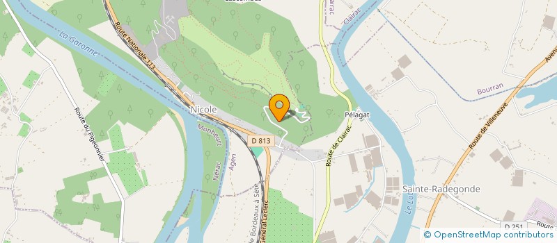 localisation de l'entreprise SCI DU PECH DE BERRE  NICOLE