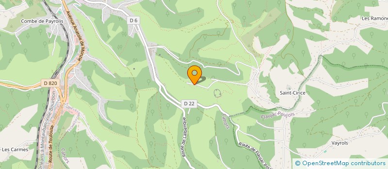 localisation de l'entreprise SCI DU PECH DE LITIERE  CAHORS