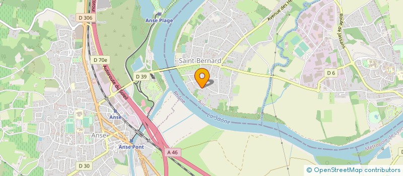 localisation de l'entreprise SCI DU PECHEUR  SAINT-BERNARD