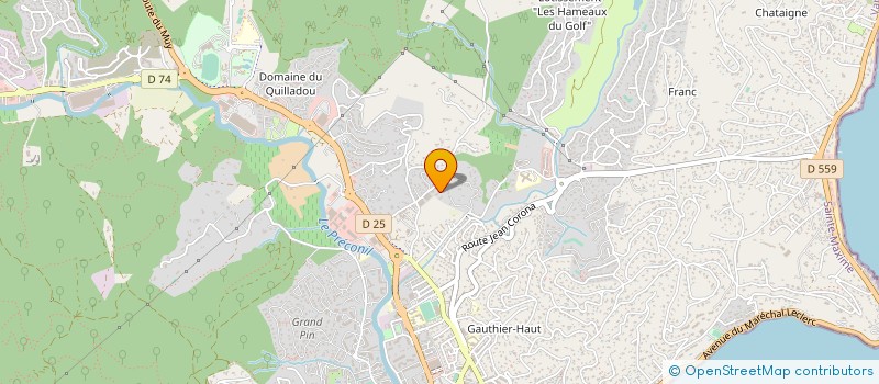 localisation de l'entreprise SCI DU PECHEUR à SAINTE-MAXIME