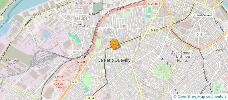 localisation de l'entreprise SCI DU PELEM à LE PETIT-QUEVILLY