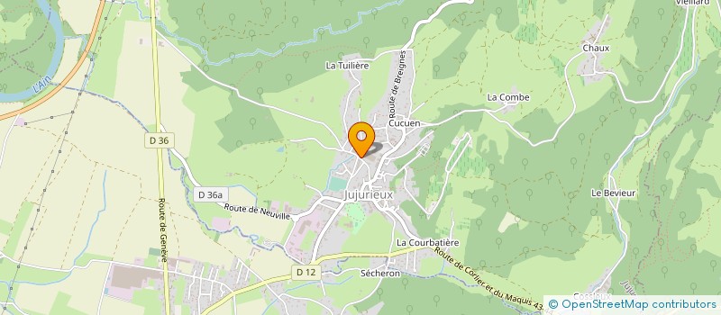 localisation de l'entreprise SCI DU PELEU à JUJURIEUX