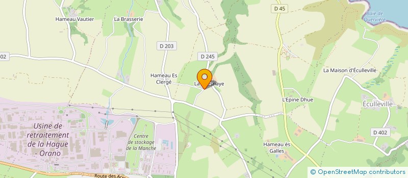 localisation de l'entreprise SCI DU PELICAN  LA HAGUE