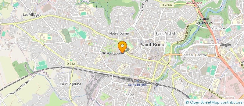 localisation de l'entreprise SCI DU PELINEC à SAINT-BRIEUC