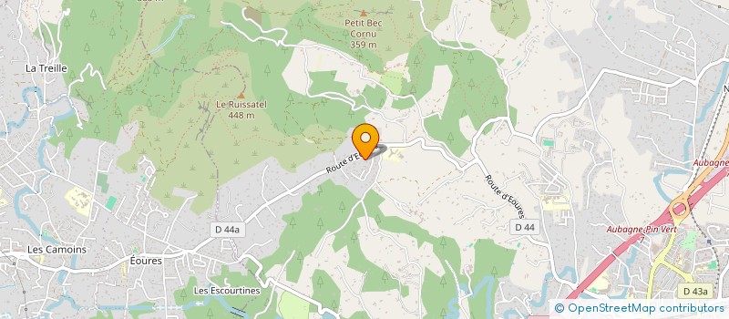 localisation de l'entreprise SCI DU PELVOUX à AUBAGNE