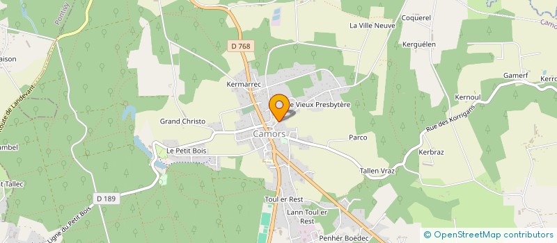 localisation de l'entreprise SCI DU PENHER  CAMORS