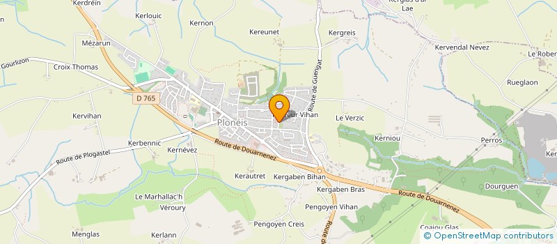 localisation de l'entreprise SCI DU PENKER  PLONEIS