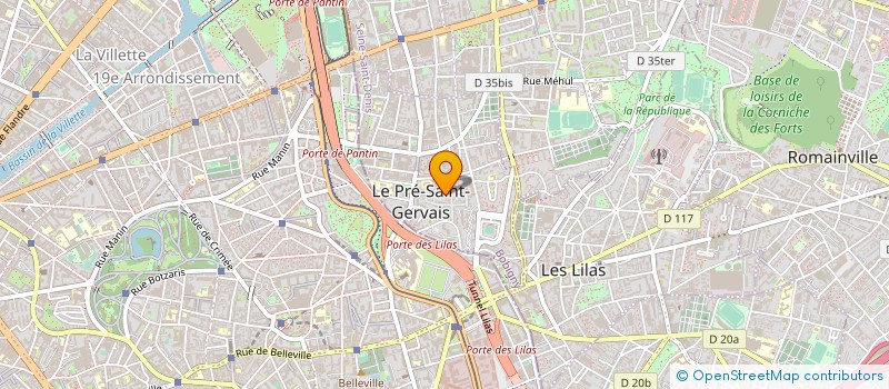 localisation de l'entreprise SCI DU PENON à LE PRE-SAINT-GERVAIS