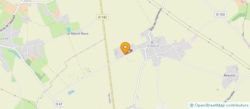 localisation de l'entreprise SCI DU PENTACLE  VIBEUF