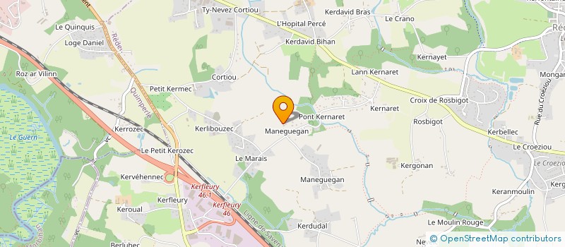 localisation de l'entreprise SCI DU PENTY  REDENE