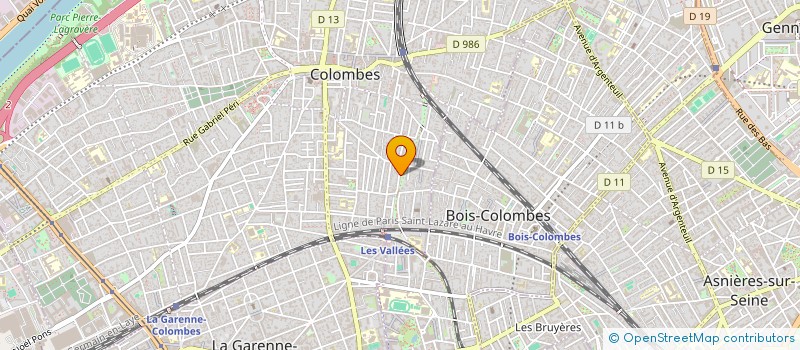 localisation de l'entreprise SCI DU PENTY DE L'ODET à COLOMBES