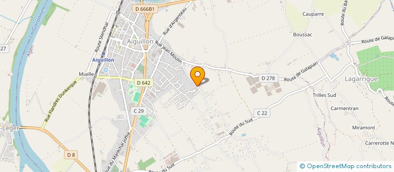 localisation de l'entreprise SCI DU PERCHAT à AIGUILLON