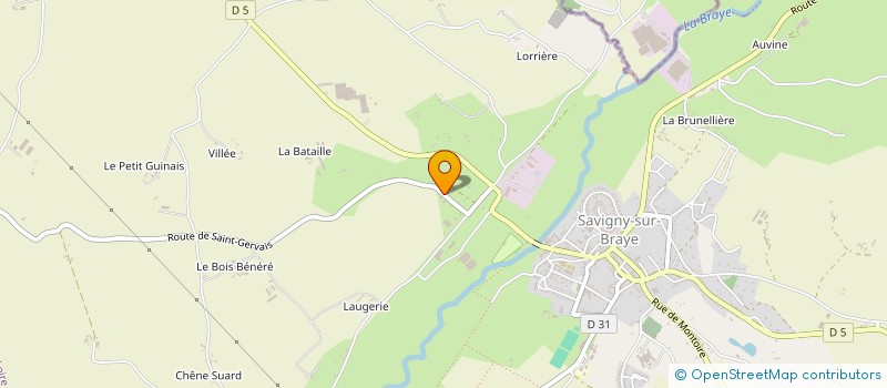 localisation de l'entreprise SCI DU PERCHE  SAVIGNY SUR BRAYE
