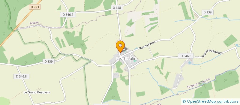 localisation de l'entreprise SCI DU PERCHE à LE THIEULIN
