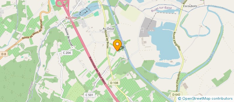 localisation de l'entreprise SCI DU PERE  BUZET-SUR-BAISE