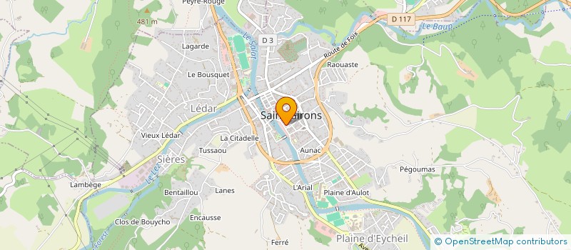 localisation de l'entreprise SCI DU PERE à MONTESQUIEU-AVANTES