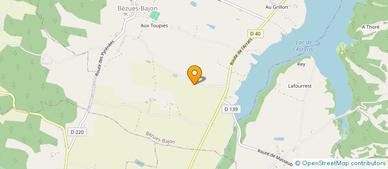 localisation de l'entreprise SCI DU PERE  BEZUES-BAJON