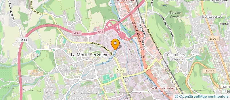 localisation de l'entreprise SCI DU PERE EUGENE  LA MOTTE-SERVOLEX