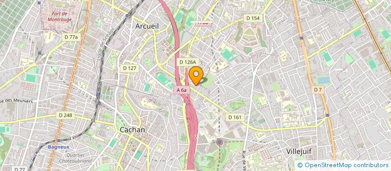 localisation de l'entreprise SCI DU PERE LACHAISE  ARCUEIL