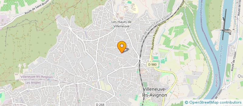 localisation de l'entreprise SCI DU PERIGORD  VILLENEUVE-LES-AVIGNON