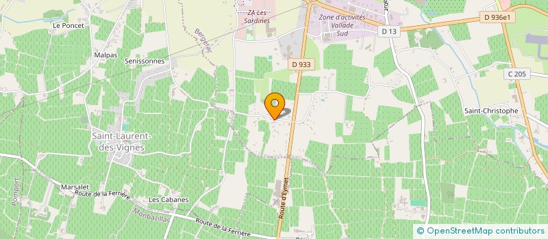 localisation de l'entreprise SCI DU PERIGORD POURPRE à BERGERAC
