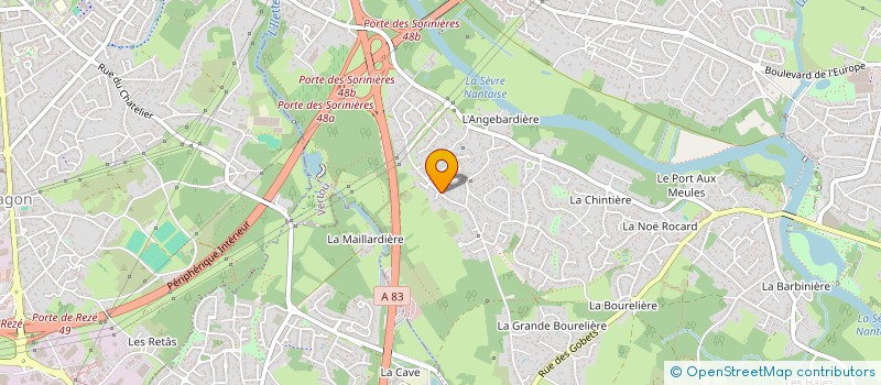 localisation de l'entreprise SCI DU PEROU  VERTOU