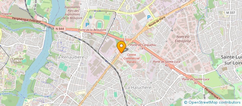 localisation de l'entreprise SCI DU PERRAY HALUCHERE à NANTES