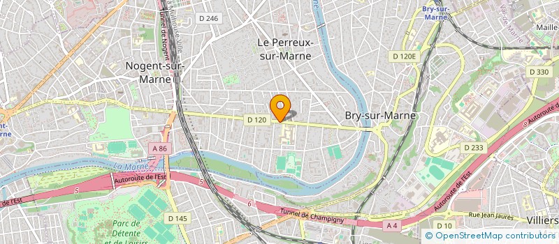 localisation de l'entreprise SCI DU PERREUX SUR MARNE à LE PERREUX-SUR-MARNE