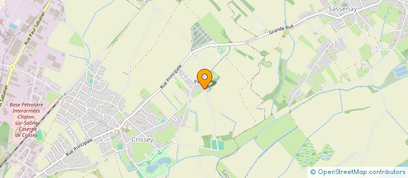 localisation de l'entreprise SCI DU PERREY  CRISSEY