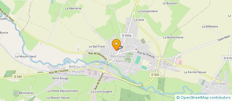 localisation de l'entreprise SCI DU PERRIER à REMALARD-EN-PERCHE