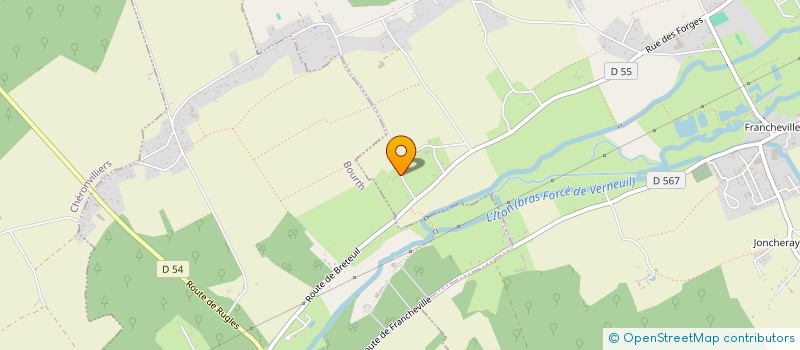 localisation de l'entreprise SCI DU PERRIN  VERNEUIL D'AVRE ET D'ITON